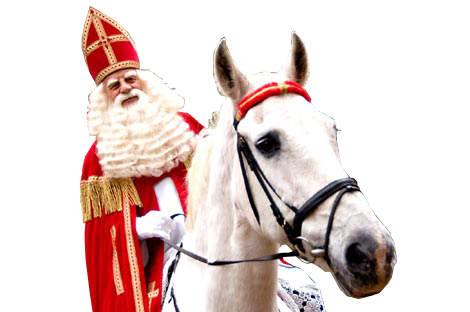 Sinterklaas met paard